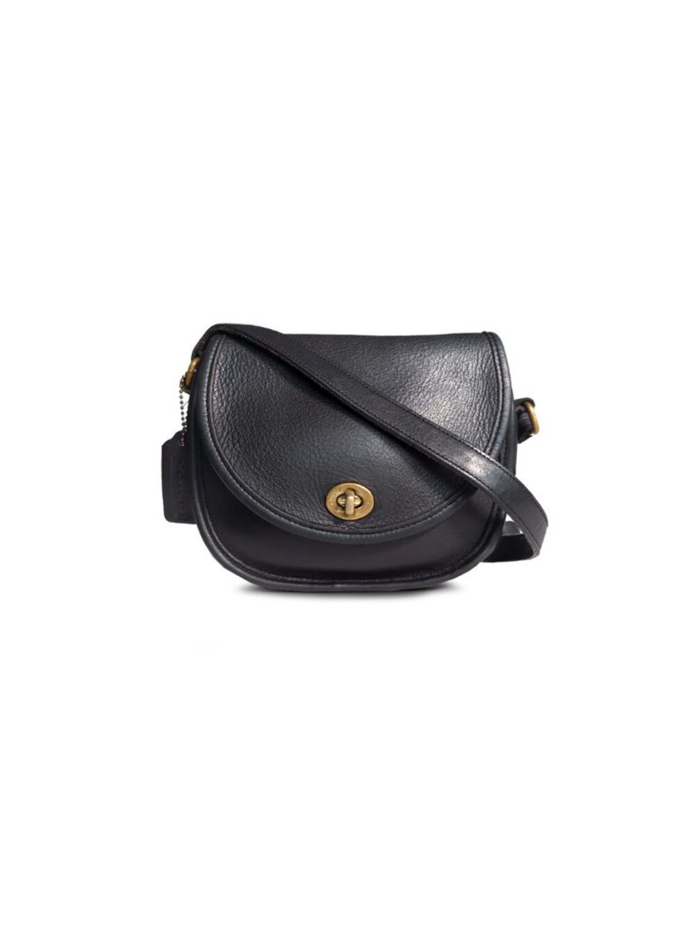 Vintage Coach Watson Bag – Style 9981 – USA Made – Black Leather Crossbody